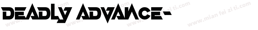 deadly advance字体转换